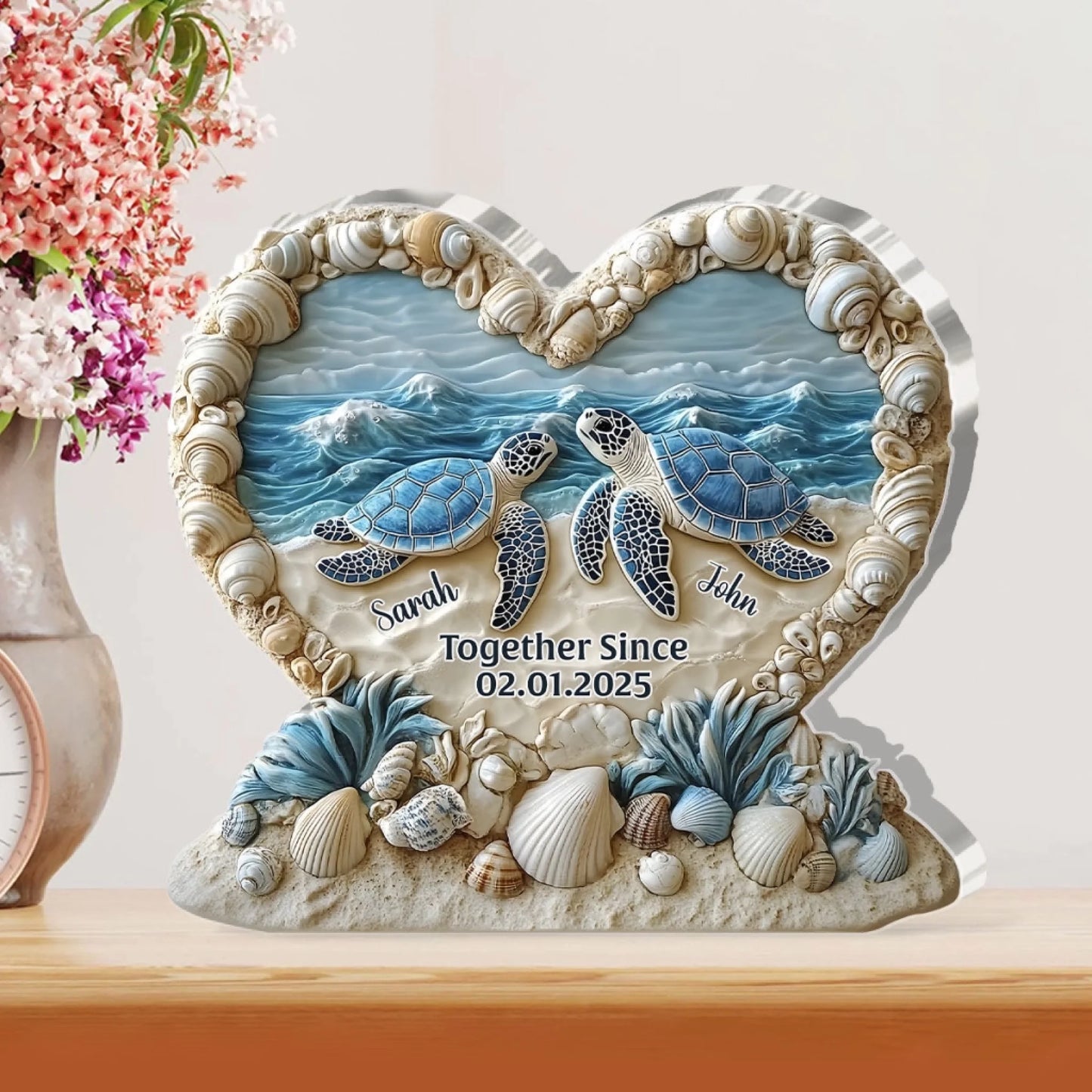 Forever By The Sea - Personalized Custom Shaped_yyt (2)