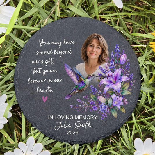 Custom Memorial Stone-Personalized You May Have Soared Beyond Our Sight , Memorial Gift For Loss Of Loved One