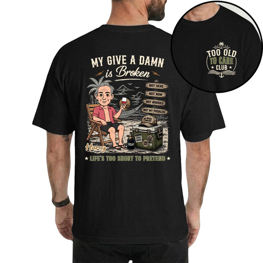 Old Enough To Decline - Personalized Custom Shirt