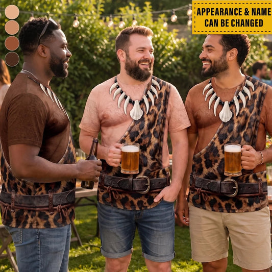 Custom Funny T-shirt - Personalized Birthday Gifts For Men - Born To Be Wild
