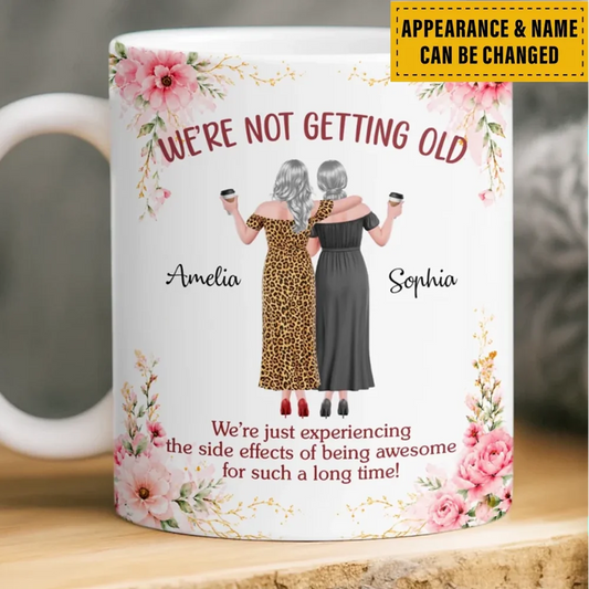 Custom Mug - Personalized Best Friend Birthday Gifts For Women, Besties, Sisters, BFF - Besties For Life copy