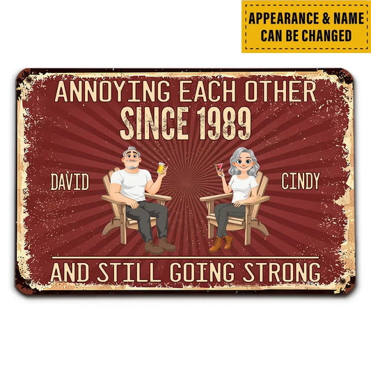 Everlasting Love - Personalized Custom Metal Sign