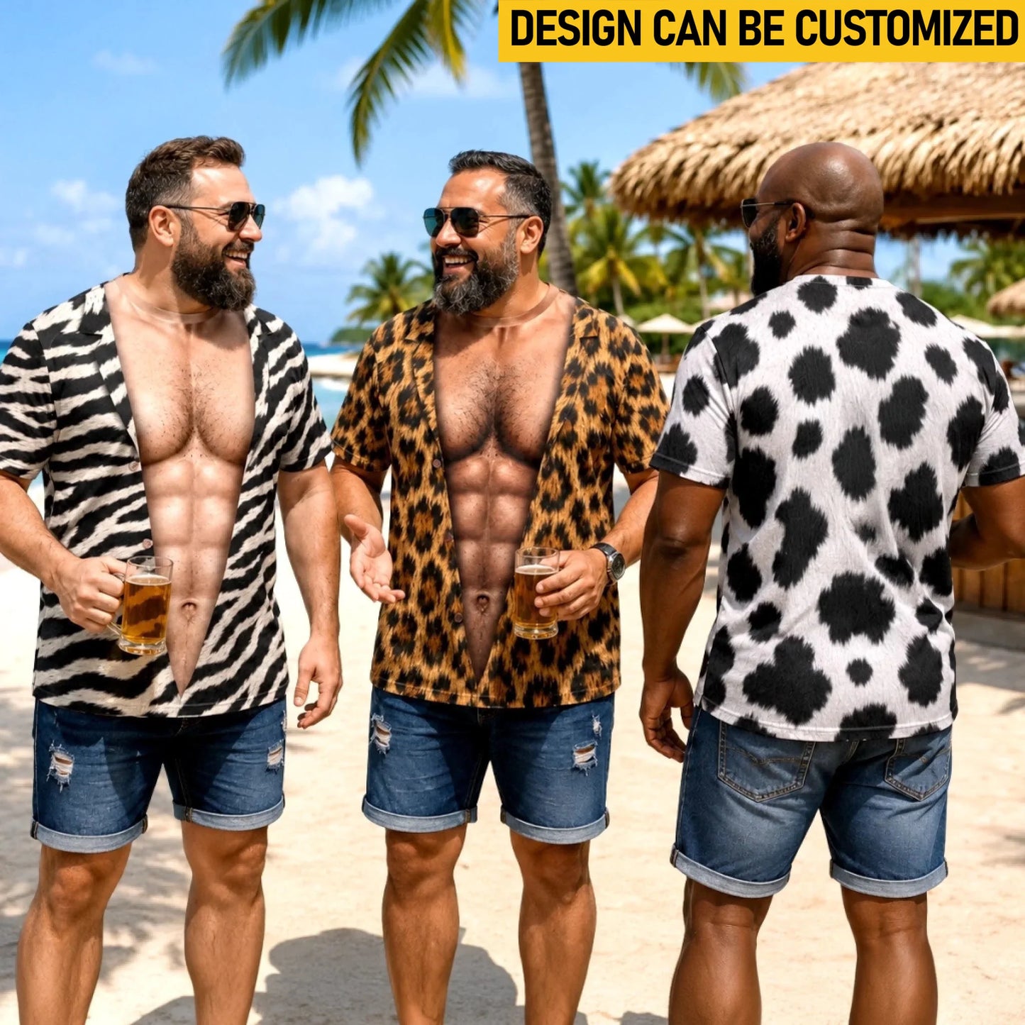 Custom Funny T-shirt - Personalized Summer Vacation And Travel Gifts For Husband, Son, Grandson, Yourself - Wild Side Of Summer