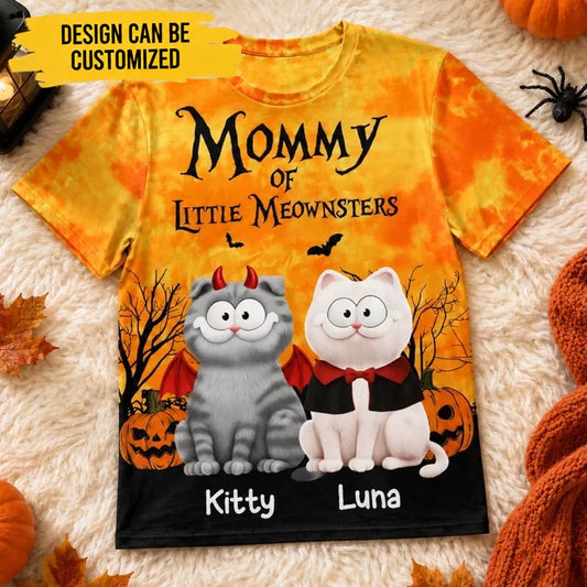 Custom T-shirt - Personalized Halloween Birthday Gifts For Dog Cat Lovers, Dog Dad And Mom, Cat Owners - Paws Love Pumpkin Spice