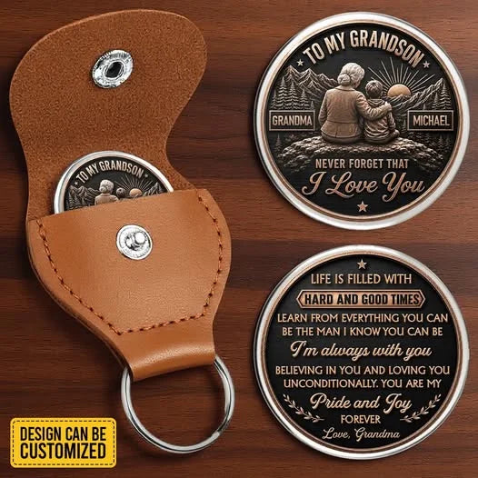 Custom Pocket Hug - Personalized Birthday Gifts For Grandson - My Greatest Adventure
