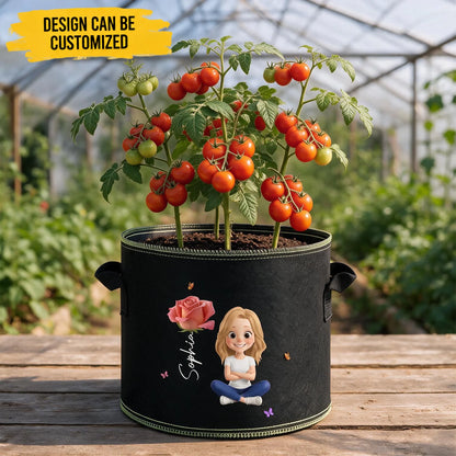Custom Gallon Grow Bag- Personalized Birth Month Flower Garden Gifts For Gardeners - Garden Magic Maker