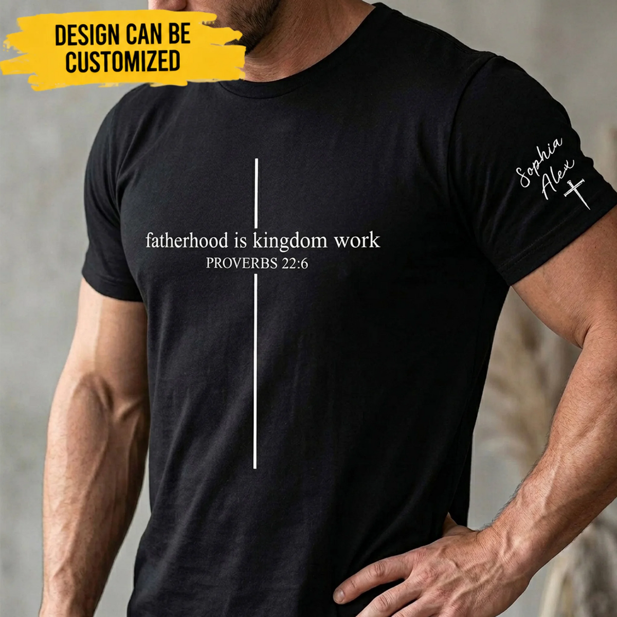 Fatherhood Is Kingdom Work - Personalized Shirt