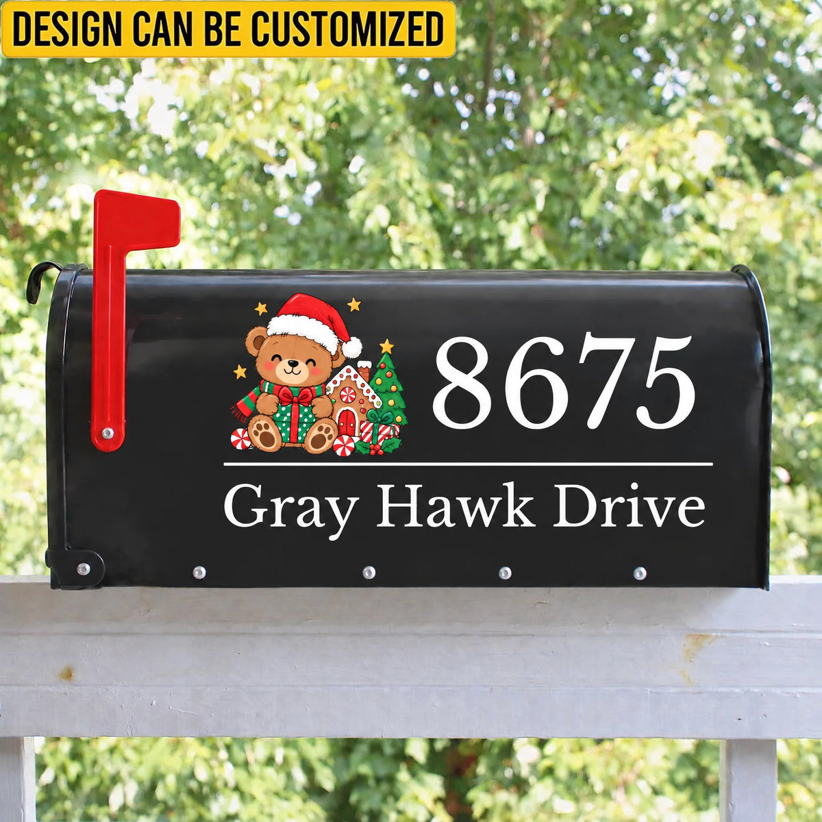 Custom Address Christmas Lover Gifts - Personalized Mailbox Decal