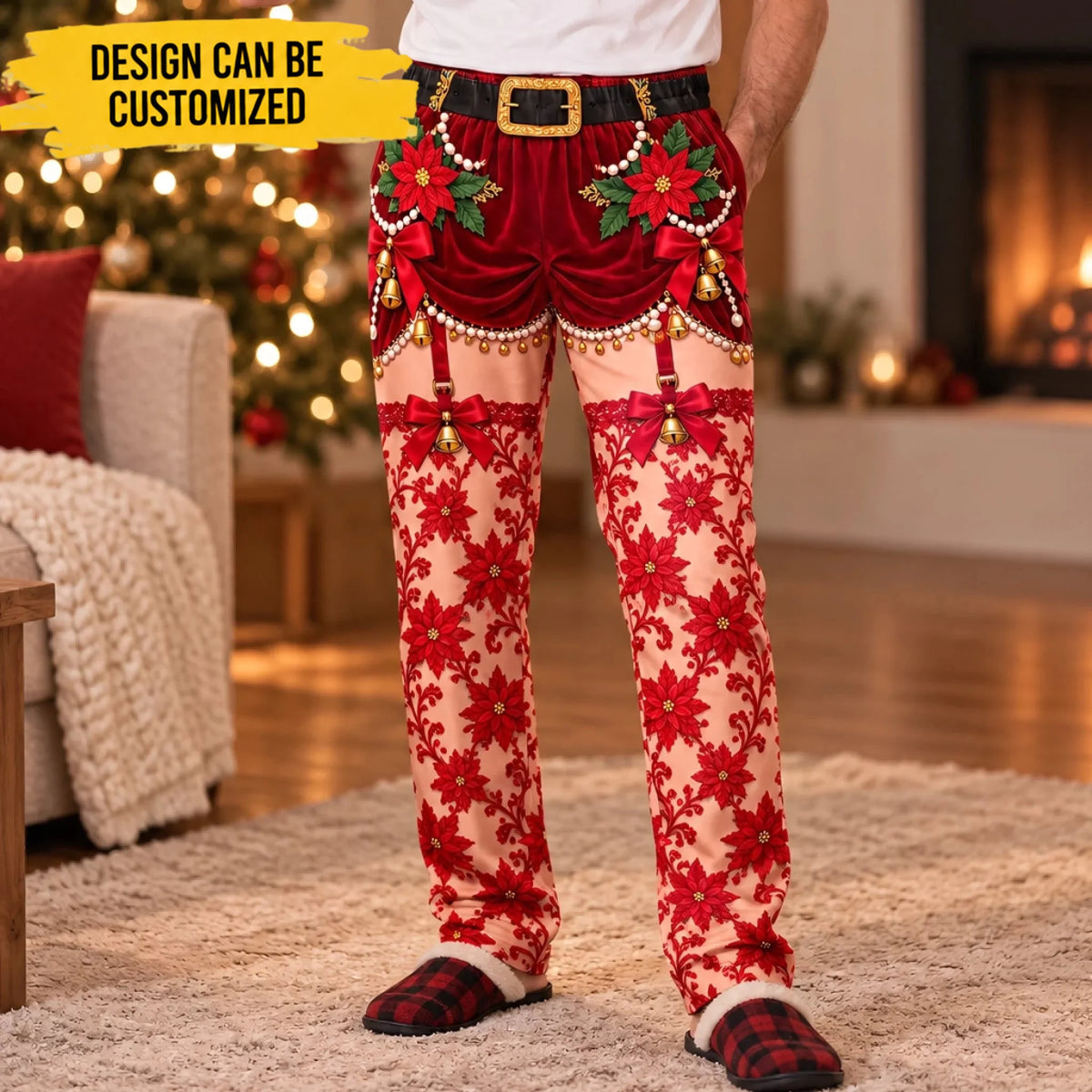 Custom Funny Garter Christmas Gifts for Couples - Personalized Pajamas